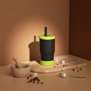 Vaso Térmico Portátil Ecológico de Acero Inoxidable Morado para Oficina, Gimnasio y Viajes, Doble Pared Aislada para Bebidas Calientes - Product Image 4