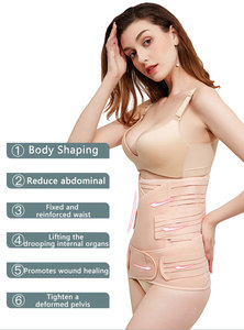 3 trong 1 sau sinh tráng phẫu thuật nén may sau khi sinh bụng phục hồi bọc eo Máy ép vành đai kiểm soát sau sinh tráng - Product Image 3
