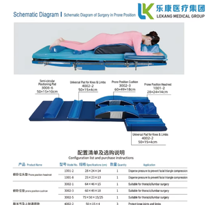 Set Professionale di Cuscini in Gel per Posizionamento Chirurgico, per Chirurgia Spinale, Sollievo dalla Pressione, Materasso Anti-decubito - Product Image 2