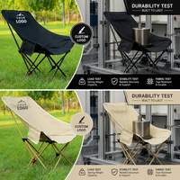 Fauteuil inclinable robuste en acier triangulaire avec dossier réglable en tissu Oxford 600D