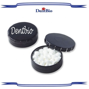 ขวดบรรจุภัณฑ์สีขาว OEM ชิ้นเคี้ยวหมากฝรั่งรสมิ้นท์หวานเปรี้ยวลูกอมน้ำตาลไซลิทอลมินต์กดลูกอมผู้ผลิตบรรจุภัณฑ์ขวด - Product Image 2