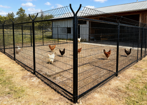 Yüksek kaliteli kaynaklı tel örgü güvenlik çit rulo-açık paneller özelleştirilebilir boyutları fabrika stok - Product Image 5