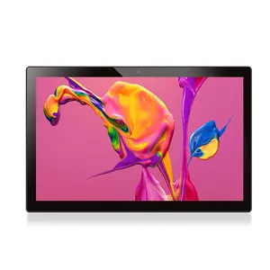 Endüstriyel büyük Android Tablet 21.5 inç 24 inç 27 inç su geçirmez duvar montaj RJ45 POE Android Tablet PC