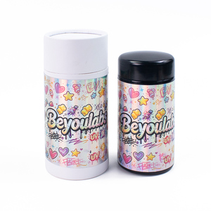 ขวดแก้วโฮโลแกรม Beyoulabs พร้อมฝาพลาสติก ภาชนะบรรจุเครื่องสำอาง ลายกราฟฟิตี UV รูปหัวใจ ดาว ลวดลายขนมหวาน - Product Image 1