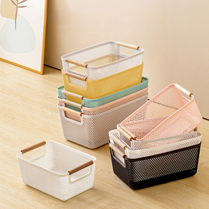 <span class=keywords><strong>Panier</strong></span> de rangement durable GREENSIDE pour la maison et la cuisine, design décoratif portable pour organiser fruits, collations, bouteilles et articles divers - Product Image 1