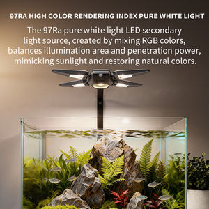 Lumière d'<span class=keywords><strong>aquarium</strong></span> LED WRGB à spectre complet de haute qualité Cherlam, support réglable, lumière pour <span class=keywords><strong>aquarium</strong></span> d'eau douce - Product Image 3