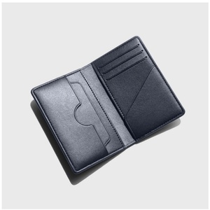 กระเป๋าสตางค์ผู้ชายแบบเปิดคุณภาพสูง ป้องกัน RFID  บุผ้าลินินลายดาว  แบบยาว  สามารถปรับแต่งได้ - Product Image 2