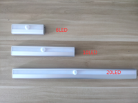 Lampe de placard à coller n'importe où, lampes d'escalier, alimentées par USB, capteur de mouvement PIR, lampe de nuit LED avec capteur de lumière