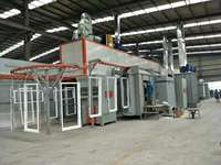 Machine de revêtement de poudre électrostatique pour un changement rapide de couleur lavage séchage automatique poudre et four à polymérisation