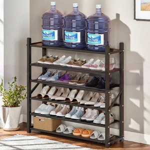 <span class=keywords><strong>Scarpiera</strong></span> Pieghevole Salvaspazio a Più Livelli in Plastica, Organizzatore per Scarpe a Montaggio Rapido, <span class=keywords><strong>Scarpiera</strong></span> per Ingresso Domestico - Vendita all'Ingrosso - Product Image 2