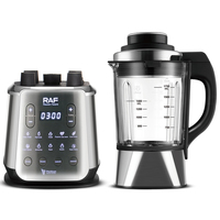 Mixeur chauffant instantané RAF 1,75 L 800W+300W 32000 tr/min, 10 lames en acier inoxydable, chauffe rapide en 30 minutes, broyeur mural
