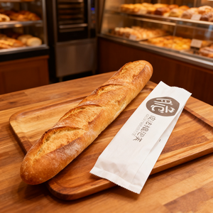 Túi kraft trắng dưới cùng mang ra thực phẩm nặng cấp bánh mì baguette Burger bánh mì ăn nhẹ - Product Image 4