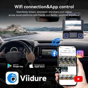 ADINKAM Enregistreur vidéo de voiture 4 canaux 2.5K+1080P avec caméra arrière, contrôle Wifi via application, vision nocturne supérieure, capteur G, écran IPS 3.0 pouces - Product Image 5