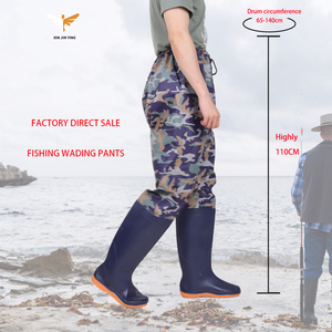 Bottes <span class=keywords><strong>de</strong></span> pêche camouflage bleu pour l'extérieur, pantalon <span class=keywords><strong>de</strong></span> pataugeoire, chaussures antidérapantes imperméables pour aventure <span class=keywords><strong>de</strong></span> la brousse, bottes <span class=keywords><strong>de</strong></span> chasse imperméables - Product Image 6