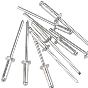 Remaches Tubulares de Cabeza Plana de 6 mm x 10 mm, Suministro de Fábrica, Certificación RoHS, para Aplicaciones de Conductos HVAC - Product Image 1