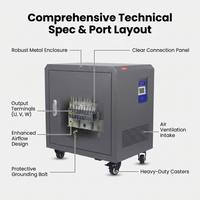 Transformateur d'isolement monophasé de type sec, résistant à l'humidité, avec isolation VPI, pour armoires électriques de métro 220V 380V - Vente en gros usine