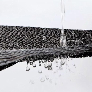 Filet d'ombrage carré en HDPE tissé, protection UV, noir, <span class=keywords><strong>pour</strong></span> parking extérieur, patio, rouleau - Product Image 4