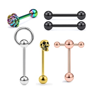 Bijoux <span class=keywords><strong>de</strong></span> <span class=keywords><strong>piercing</strong></span> corporel unisexe en acier inoxydable, barre <span class=keywords><strong>de</strong></span> <span class=keywords><strong>piercing</strong></span> pour la <span class=keywords><strong>langue</strong></span>, anneau <span class=keywords><strong>de</strong></span> <span class=keywords><strong>langue</strong></span> en forme <span class=keywords><strong>de</strong></span> crâne, clou <span class=keywords><strong>de</strong></span> <span class=keywords><strong>langue</strong></span> en forme <span class=keywords><strong>de</strong></span> rose - Product Image 3