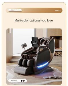 Fauteuil de massage corporel complet 3D de luxe OEM, zéro gravité, compression d'air, musique Bluetooth, usage domestique, 120W, 110-240V, modèle MRT-658 - Product Image 6