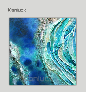 Tranh Sơn Dầu Thủ Công Trừu Tượng 100% Nghệ Thuật Treo Tường Để Trang Trí Phòng Khách - Product Image 4