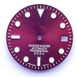 อุปกรณ์เสริมนาฬิกาหน้าปัดสแตนเลสสตีล NH35 รุ่นใหม่ หน้าปัดเรืองแสงสีเขียวขนาด 28.5 มม. กันน้ำ ไม่มีฟังก์ชั่นปรับวันที่ - Product Image 5