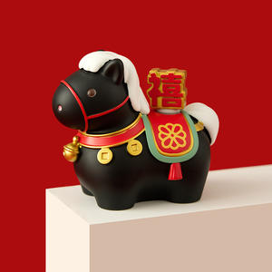 Mascotte Princesse, Ornements Culturels Créatifs de Style Chinois, Boîte Mystère, Souvenir de l'Année du Zodiaque 2026, Peluche Super Douce Attirant la Richesse - Product Image 1