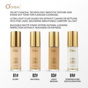 Fond de teint liquide chauffant anti-cernes durable pour la peau foncée hydratant crème claire <span class=keywords><strong>maquillage</strong></span> isolateur <span class=keywords><strong>avant</strong></span> dé<span class=keywords><strong>maquillage</strong></span> - Product Image 4