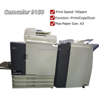 Printer Inkjet Riso Comcolor 7150/9150 Bekas yang Telah Direkondisi 150PPM Kecepatan Tinggi A3 Mesin Produksi Cetak Massal untuk Toko Grafis.