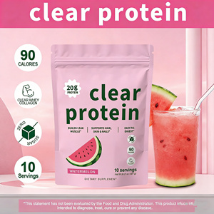 Proteína de Suero de Leche Sin Azúcar OEM, Sabor Fresa y Sandía, Proteína Transparente en Polvo, Apoya el Desarrollo Muscular Magro y Aumento de Masa Muscular - Product Image 4