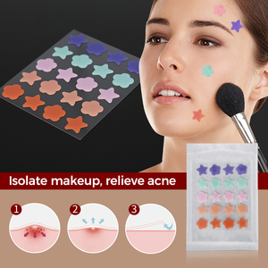 Hydratant anti-âge à l'acide hyaluronique, patchs blanchissants pour l'acné et les boutons, 12 pièces, soin du visage, motif étoile mignon, sur mesure - Product Image 3