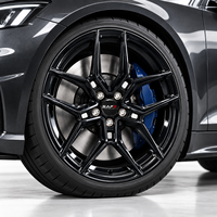 Jantes en alliage forgé concaves profondes noir brillant 19 20 21 22 23 pouces 5x112 5x114.3 Jantes légères pour Tesla Model 3 Model Y
