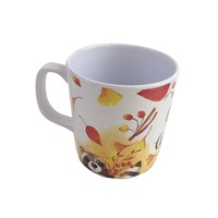 Ventes chaudes Tasse à eau en mélamine Tasse en mélamine durable Tasse en mélamine colorée Tasse en mélamine incassable avec poignée pour la maison Utilisation à l'hôtel