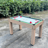 Table de jeu multifonctionnelle 4 en 1 - Combine billard, hockey sur air, tennis de table et baby-foot |   Divertissement familial en intérieur