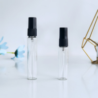 Vente en gros de flacons de parfum en verre vides de 3 ml, 5 ml, 8 ml, 10 ml, flacons rechargeables, flacons de parfum en verre de voyage