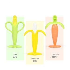 Non-Toxic Bpa Free Soft Silicone <strong>Carrot</strong> Teething Baby Teether <strong>Toy</strong> - Product Image 3