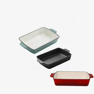 Rectangle Enameled Cast Iron Roasting/Lasagna Pan