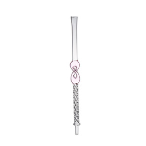 Fumer Shisha Tube Verre Narguilé Embouchure Usine En Gros Rose Bleu Noir Couleur Personnalisé Haute Borosilicate Tube De Verre - Product Image 2