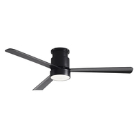 Ventilateurs de plafond blancs en gros avec éclairage, télécommande, 6 vitesses, LED réversibles BLDC, modernes, 3 CCT, dimmables, CRI 90 élevé, faible bruit 29 dB