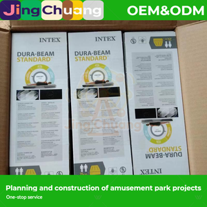 Lit gonflable double floqué bleu foncé 64765 des États-Unis, ensemble de lit gonflable floqué, vente en gros - Product Image 3