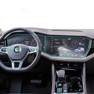 for Volkswagen Touareg 2019 2020 dashboard panel digital cockpit protector navigation screen film LCD display screen cover