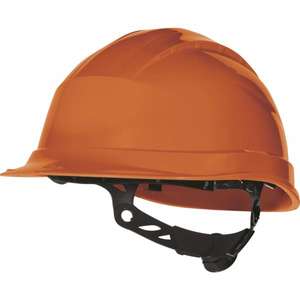 DELTA PLUS - QUARUP3OR Casco DE SEGURIDAD naranja con ajuste de rotor-CASCOS EAN 3295249174132 - Product Image 1