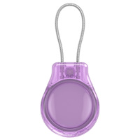 Housse de protection intégrale transparente en PC imperméable pour Apple AirTag Tracker, étui pour extérieur/animaux domestiques/bagages/enfants, support pour traceur intelligent