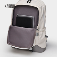 Sac à dos d'ordinateur portable décontracté avec logo personnalisé, imperméable et léger, pour l'école, les voyages et l'usage quotidien