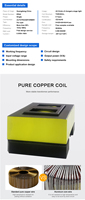 ER44 60Hz a 50Hz 240V 12V Transformador eléctrico de valla de alta frecuencia de alto voltaje
