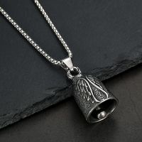 YK bonne chance protéger le cavalier cadeau Halo ailes d'ange moto gardien Gremlin Bell