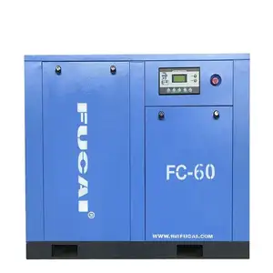 FUCAI 220v compressore d'aria fase 3 45kw 60hp compressore d'aria industriale 250 cfm 10 bar
