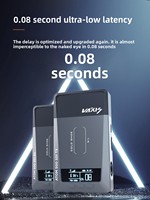 Transmetteur d'images sans fil Weigu ATOM Atomic 500 HD, transmission d'images sans fil SDI pour application mobile à double interface