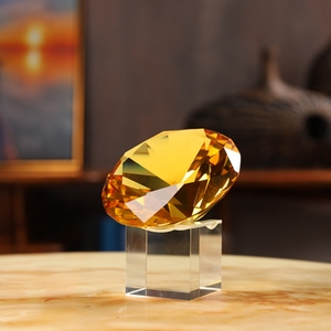 <span class=keywords><strong>Cristal</strong></span> pisapapeles tallado, <span class=keywords><strong>cristal</strong></span> de diamante <span class=keywords><strong>gigante</strong></span>, <span class=keywords><strong>cristal</strong></span> decorativo transparente, diamantes K9 - Product Image 2