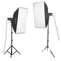 Studio de photographie Flash professionnel 300W, Speedlite, lampe stroboscopique, Kit de lampes