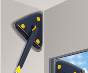 Pel Pembersih Segitiga Yang Dapat Diperpanjang, Pel Cepat Kering Putar Tangan, Pancuran Basah Kering - Product Image 3